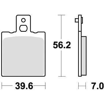 

Braking brzdové destičky (semi-metalická směs SM1) (2ks) M501-100