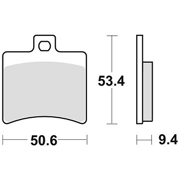

Braking brzdové destičky (semi-metalická směs SM1) (2ks) M501-166