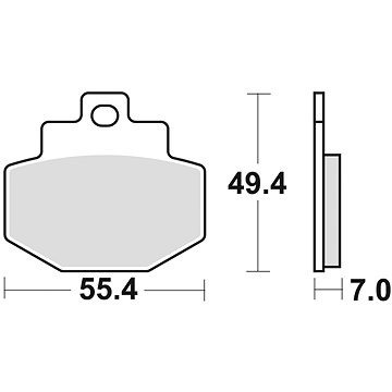 

Braking brzdové destičky (semi-metalická směs SM1) (2ks) M501-173