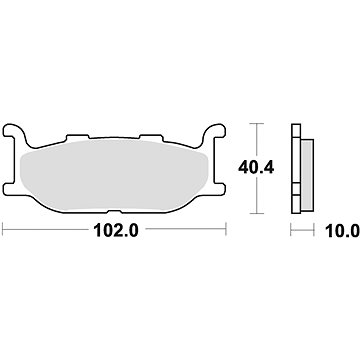 

Braking brzdové destičky (semi-metalická směs SM1) (2ks) M501-139