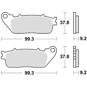 

Braking brzdové destičky (semi-metalická směs SM1) (2ks) M501-194