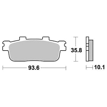 

Braking brzdové destičky (semi-metalická směs SM1) (2ks) M501-196