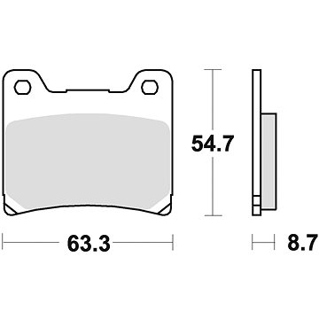 

Braking brzdové destičky (semi-metalická směs SM1) (2ks) M501-103