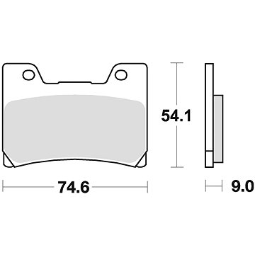 

Braking brzdové destičky (semi-metalická směs SM1) (2ks) M501-132