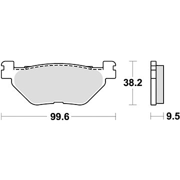 

Braking brzdové destičky (semi-metalická směs SM1) (2ks) M501-184