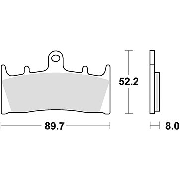 

Braking brzdové destičky (semi metalická směs CM66) (2ks) M501-294