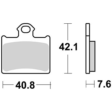 

Braking brzdové destičky (sinterová směs CM44) (2ks) M501-266