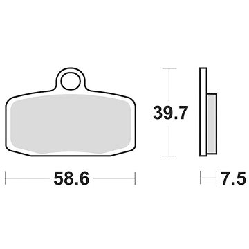 

Braking brzdové destičky (sinterová směs CM44) (2ks) M501-267