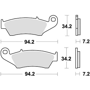 

Braking brzdové destičky (sinterová směs CM44) (2ks) M501-250