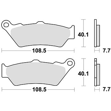 

Braking brzdové destičky (sinterová směs CM55) (2ks) M501-212