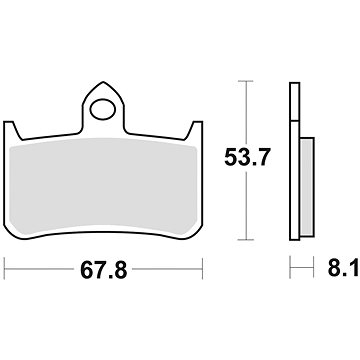 

Braking brzdové destičky (sinterová směs CM55) (2ks) M501-209