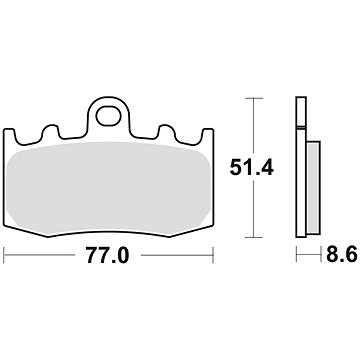 

Braking brzdové destičky (sinterová směs CM55) (2ks) M501-222