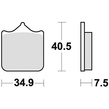 

Braking brzdové destičky (sinterová směs CM55) (4ks) M501-220