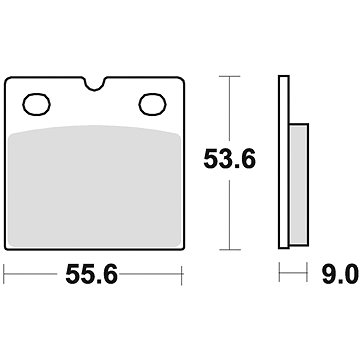 

Braking brzdové destičky (sinterová směs CM56) (2ks) M501-269