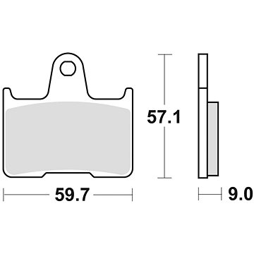 

Braking brzdové destičky (sinterová směs CM56) (2ks) M501-284