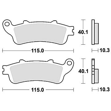 

Braking brzdové destičky (sinterová směs CM56) (2ks) M501-291