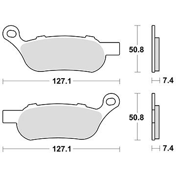 

Braking brzdové destičky (sinterová směs CM88) (2ks) M501-341