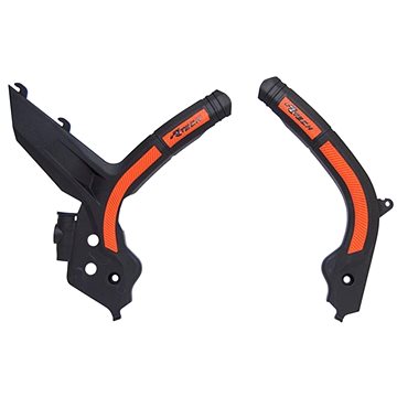 

RTECH protektory rámu KTM sada, černo-oranžové