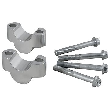 

RTECH sada na zvýšení řídítek + 20 mm průměr 28 mm vč. šroubů stříbrná
