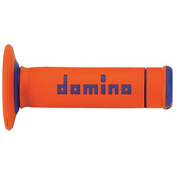 

Domino gripy A190 offroad délka 123 + 120 mm, oranžovo-modré