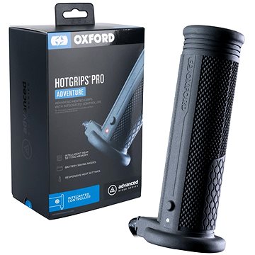 

Oxford gripy vyhřívané Hotgrips Pro Adventure, s integrovaným ovládáním v rámci gripu