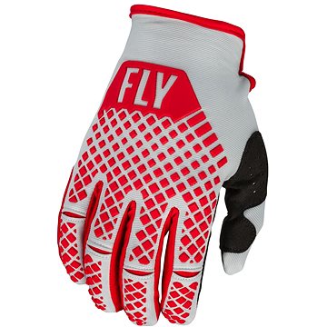 Fly Racing rukavice Kinetic, 2023 červená/šedá 3XL