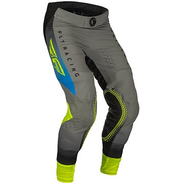 

Fly Racing kalhoty Lite, 2023 šedá/modrá/hi-vis velikost 34