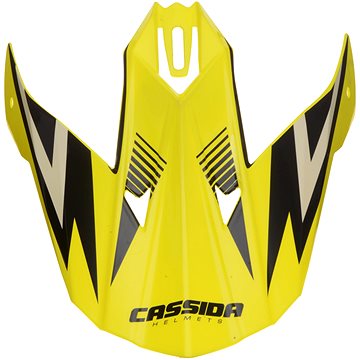 

CASSIDA kšilt pro přilby Cross Cup One, bílá perleť/žlutá fluo/černý
