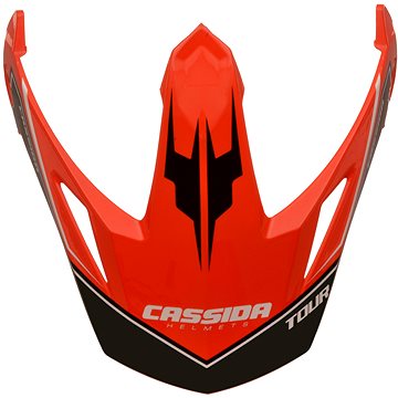 

CASSIDA kšilt pro přilby Tour Globe, černá/červená neon/bílá