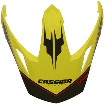 

CASSIDA kšilt pro přilby Tour Globe, černá/žlutá fluo/červená
