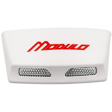

CASSIDA zadní kryty ventilace pro přilby Modulo 2.0, bílá lesklá, vč. červeného loga