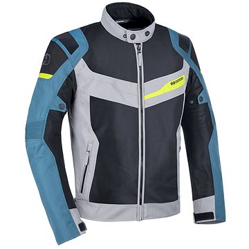 Oxford Dakar D2D Air, stříbrná/modrá/fluo, S