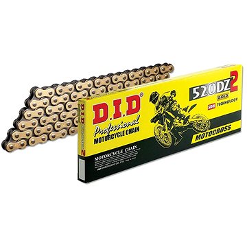 

D.I.D Chain Motokrosový závodní řetěz 520DZ2 SDH 120 L zlatý/černý