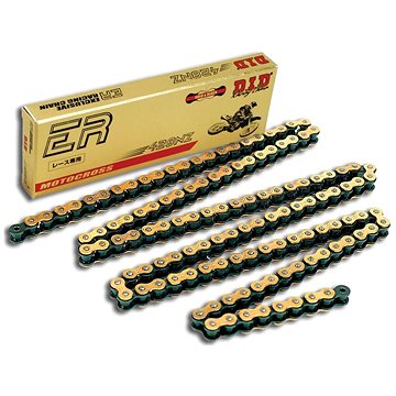 

D.I.D Chain Zesílený netěsněný řetěz 428NZ SDH 122 L zlatý/černý