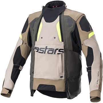 

ALPINESTARS HALO DRYSTARS, khaki/béžová/žlutá fluo, 2024, vel. XL