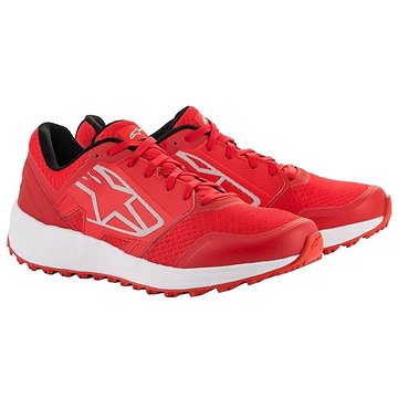 ALPINESTARS Meta Trail Shoes, červené/bílé, velikost 42