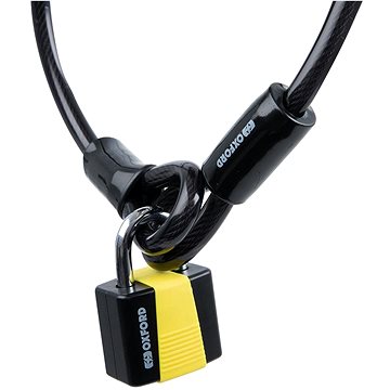 

OXFORD zámek LOOP LOCK10 s visacím zámkem (délka lanka 1,8 m, průměr lanka 10 mm)