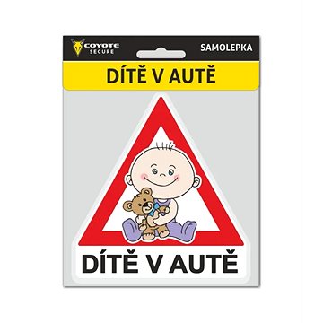 

COYOTE SECURE Samolepka Dítě v autě