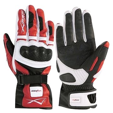 A-PRO  PRECISION GU-PSWR bílo-červené moto rukavice S