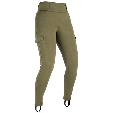 OXFORD kalhoty SUPER CARGO, dámské legíny s Aramidovou podšívkou, khaki, vel. 10