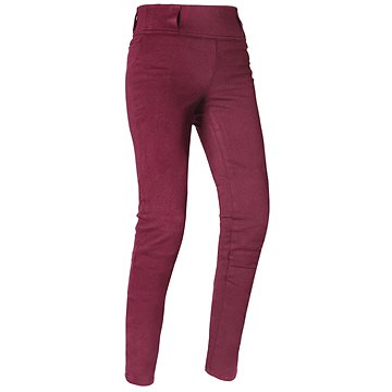 OXFORD kalhoty SUPER LEGGINGS 2.0, dámské legíny s Aramidovou podšívkou, bordó, vel. 20