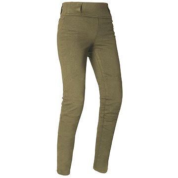 OXFORD kalhoty SUPER LEGGINGS 2.0, dámské legíny s Aramidovou podšívkou, khaki, vel. 12