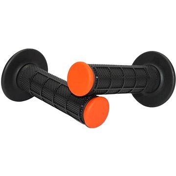 

MOTION STUFF motokrosové rukojeti Advanced černé/oranžové (half-waffle)