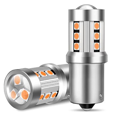 

LED žárovka PY21W BA15S 15SMD 3,5W oranžová