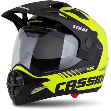 

CASSIDA přilba Tour 2,0 Dual žlutá fluo/černá/černý matný kšilt 2025, vel. XL