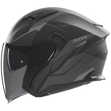 

NOX přilba N130 Myst 2025 černá matná, stříbrná, vel. S