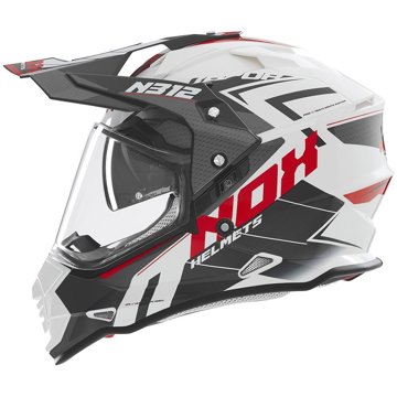 

NOX přilba N312 Vapor 2025 bílá,černá,červená, vel. L