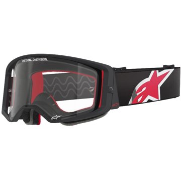 

ALPINESTARS brýle SUPERTECH CORP 2025, černá/červená, čiré plexi