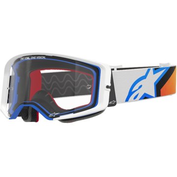 

ALPINESTARS brýle SUPERTECH CORP 2025, modrá/oranžová, čiré plexi