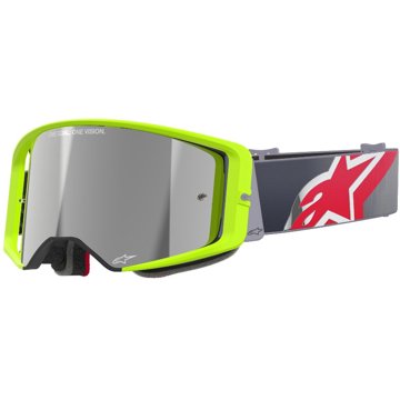 

ALPINESTARS brýle SUPERTECH CORP 2025, žlutá fluo/červená, zrcadlové stříbrné plexi